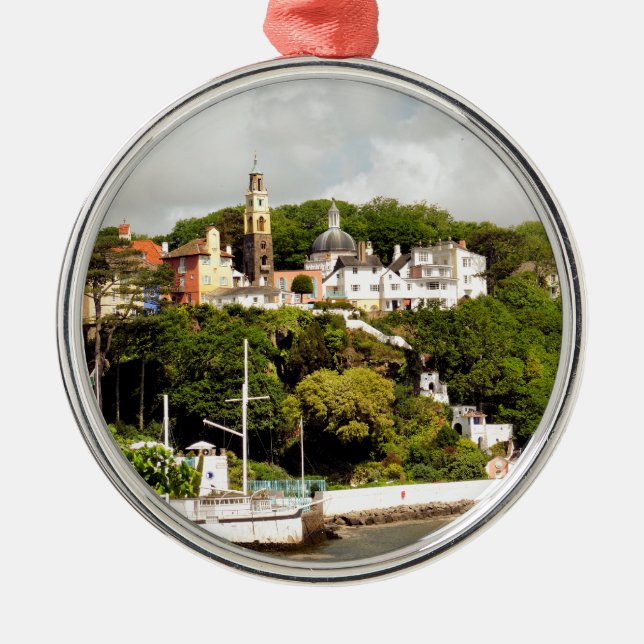 VILLAGES OF WALES METAL TREE DECORATION (Front)