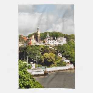 VILLAGES OF WALES TEA TOWEL