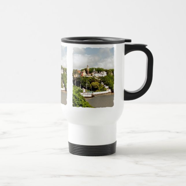 VILLAGES OF WALES TRAVEL MUG (Right)