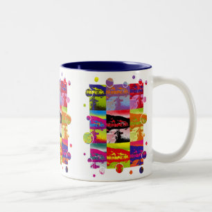 VILLAGES OF WALES Two-Tone COFFEE MUG