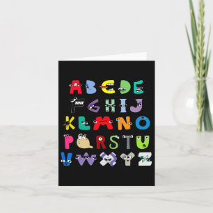 Villain Letter Abc Learning Boys Matching Evil Alp Card