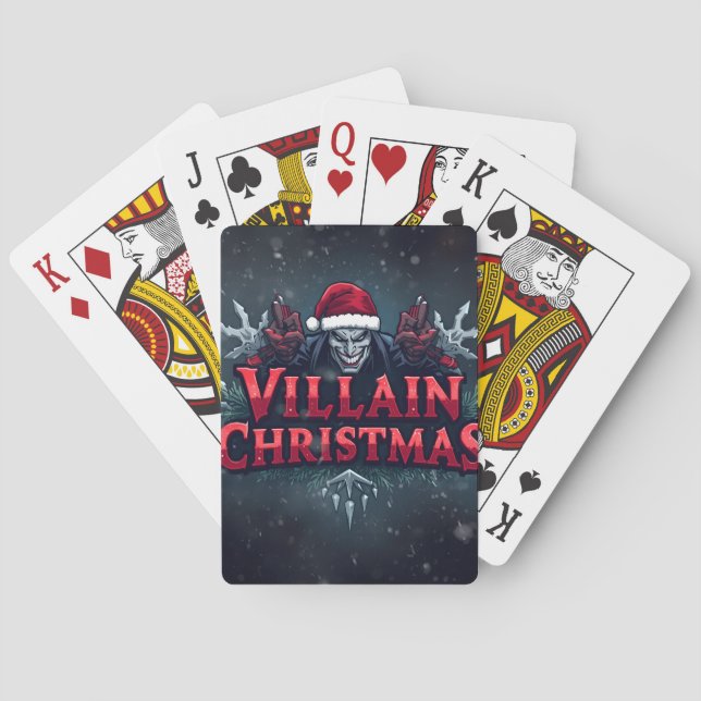 Villain Store Christmas Classic Playing Cards – Ho (Back)