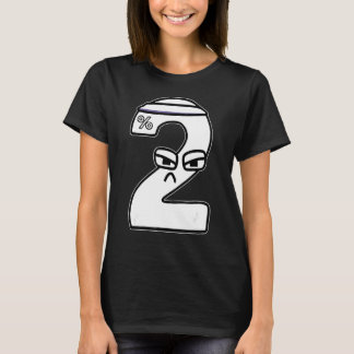 Villain Strong Number Two Boys Matching Evil Numbe T-Shirt