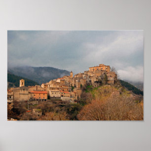 Villalago, Italy Poster