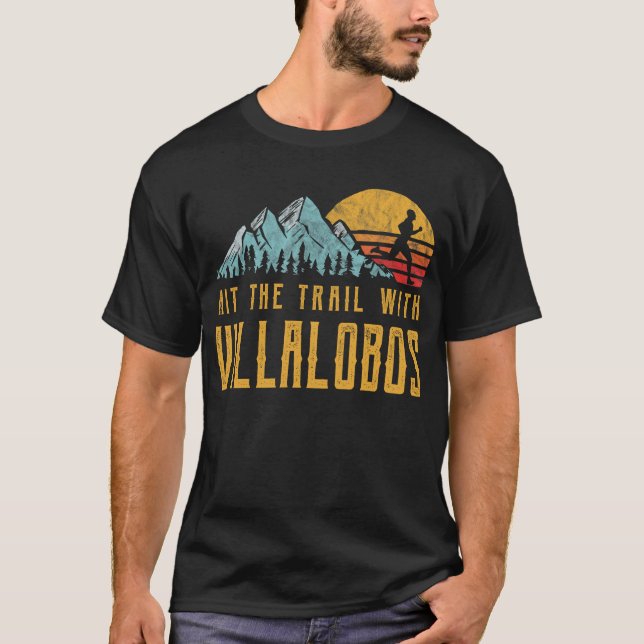 VILLALOBOS Running - Hit The Trail with Family T-Shirt (Front)