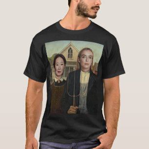 Villanelle and Eve American Gothic  Killing Eve   T-Shirt