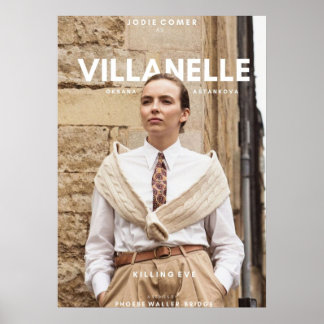 Villanelle design poster