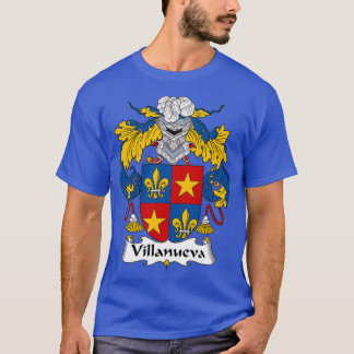 Villanueva Coat of Arms Family Crest  T-Shirt