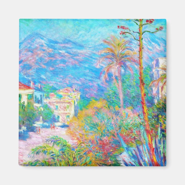 Villas at Bordighera  Claude Monet Magnet (Front)