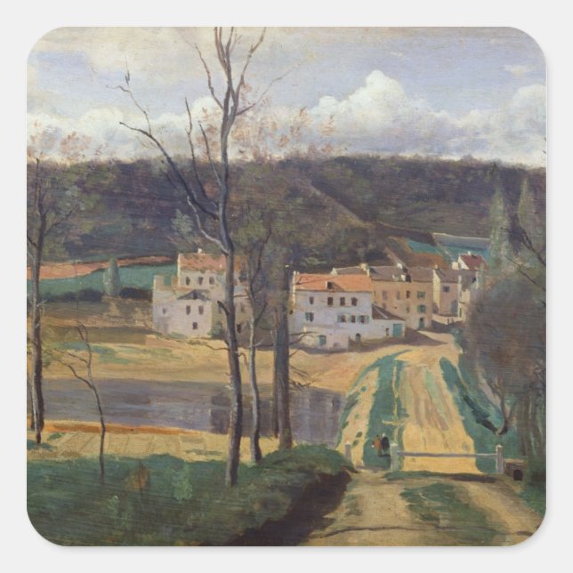 Ville-d'Avray, c.1820 Square Sticker (Front)