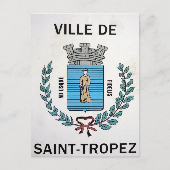 ville de saint-tropez postcard (Front)