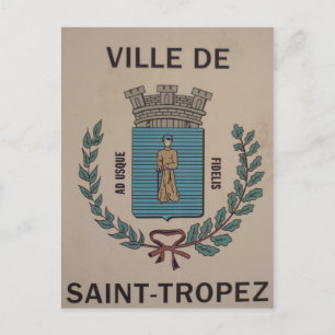 ville saint-tropez postcard