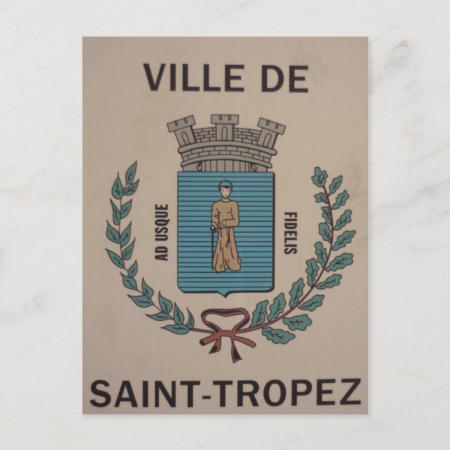 ville saint-tropez postcard (Front)
