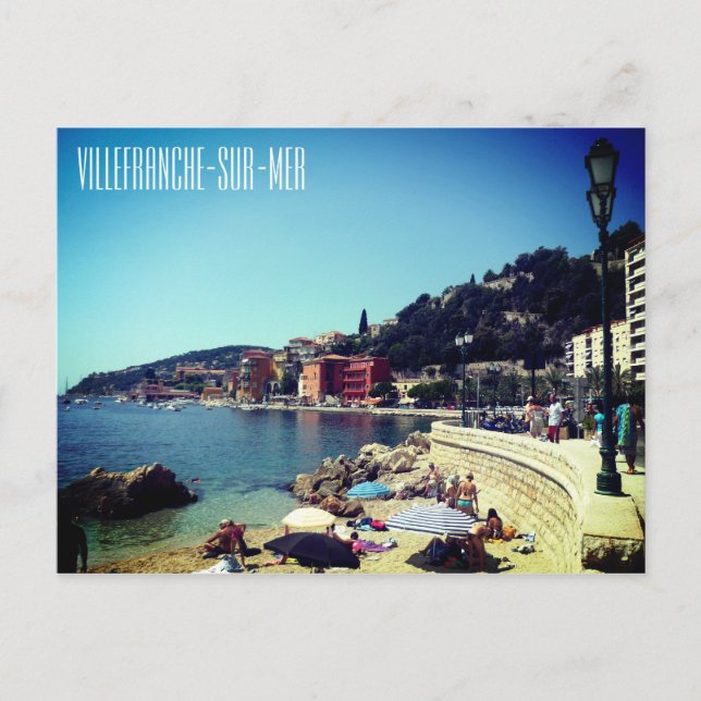 villefranche coast postcard (Front)