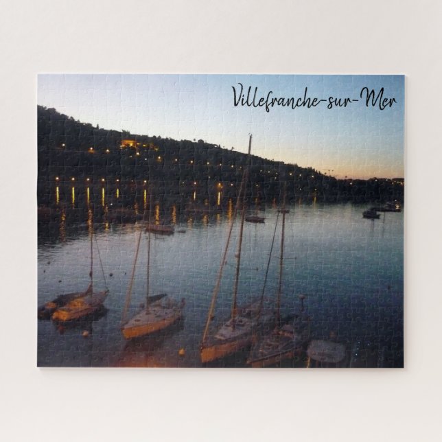villefranche harbour jigsaw puzzle (Horizontal)