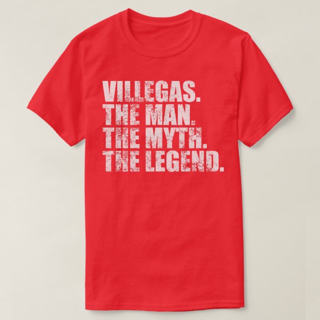 VillegasVillegas Family name Villegas last Name Vi T-Shirt (Design Front)