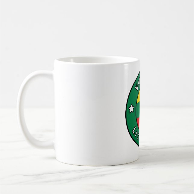 Vilnius Lithuania Coffee Mug (Left)