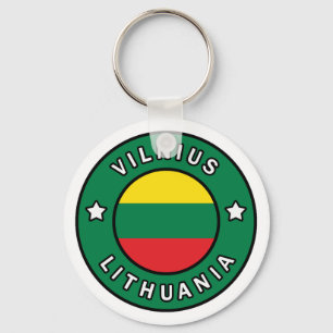 Vilnius Lithuania Key Ring
