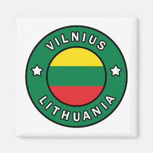 Vilnius Lithuania Magnet