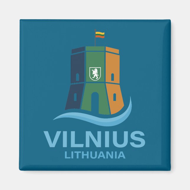 Vilnius Lithuania Magnet (Front)