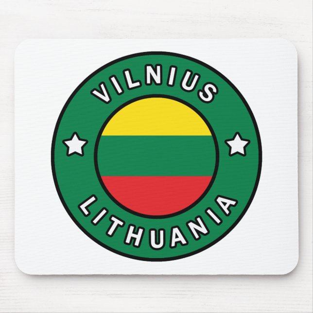 Vilnius Lithuania Mouse Pad (Front)