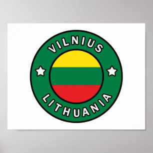 Vilnius Lithuania Poster