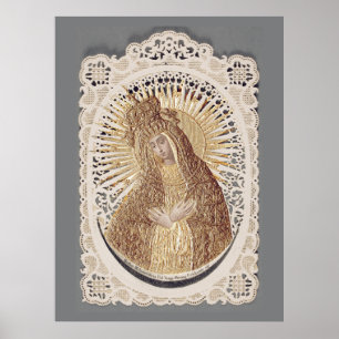 Vilnius Madonna in Prayer ...  fine art  Poster