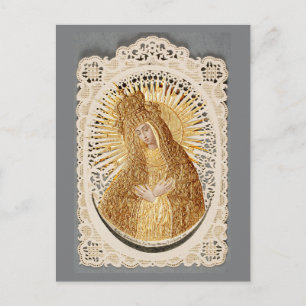 Vilnius Madonna in Prayer ...  Postcard
