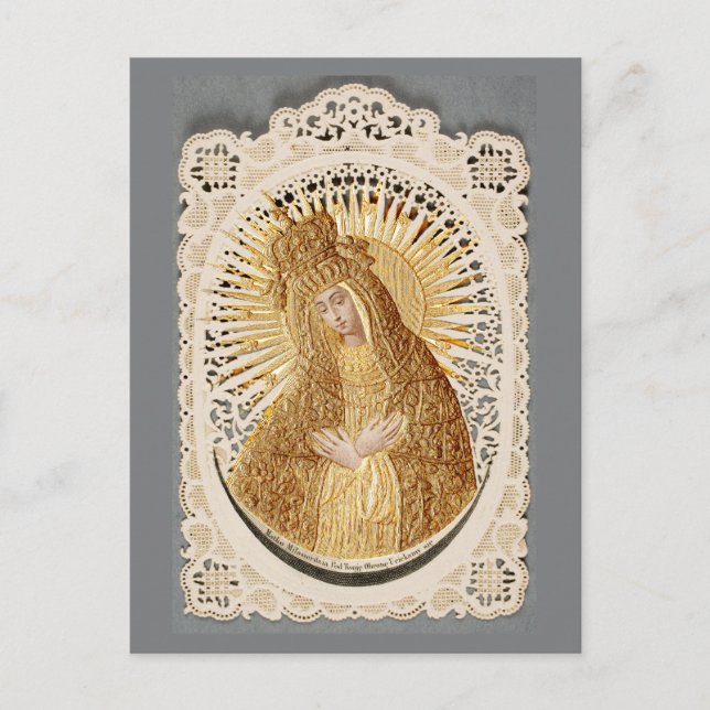 Vilnius Madonna in Prayer ...  Postcard (Front)