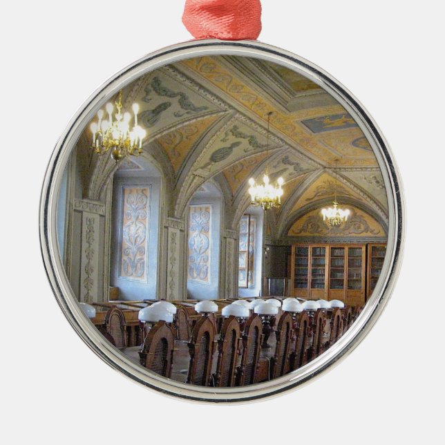 Vilnius University Library - LITHUANIA --- Metal Tree Decoration (Front)