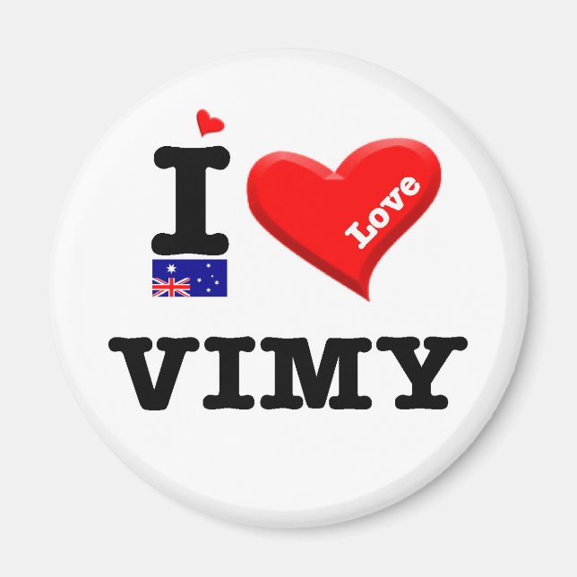 VIMY - I Love Magnet (Front)