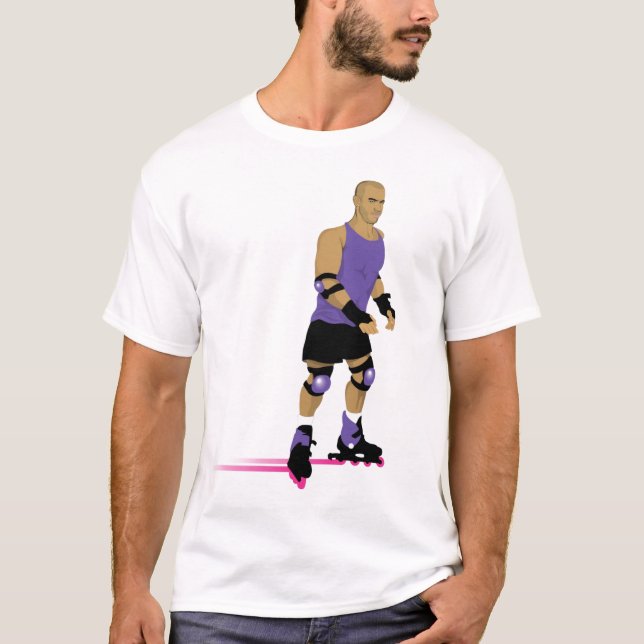 Vin Rollerblading T-Shirt (Front)