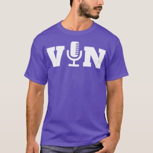 Vin Scully Microphone 9 T-Shirt