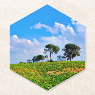Viña de Los Pinos Paper Coaster