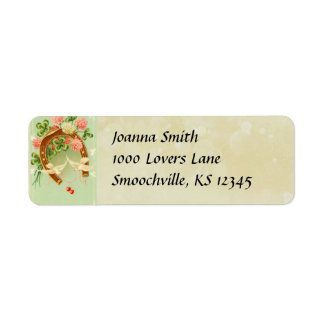Vinage Irish Wedding Return Address Label