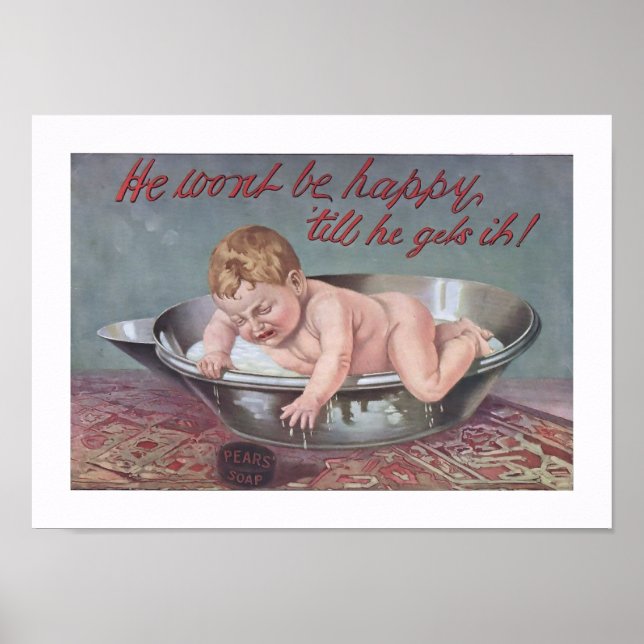 Vinage Pears Soap Poster (Front)