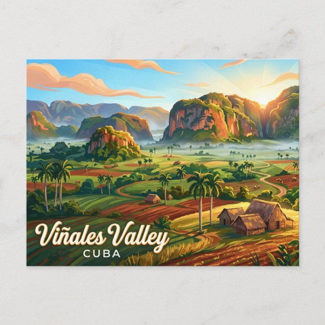 Viñales Valley Cuba Postcard (Front)