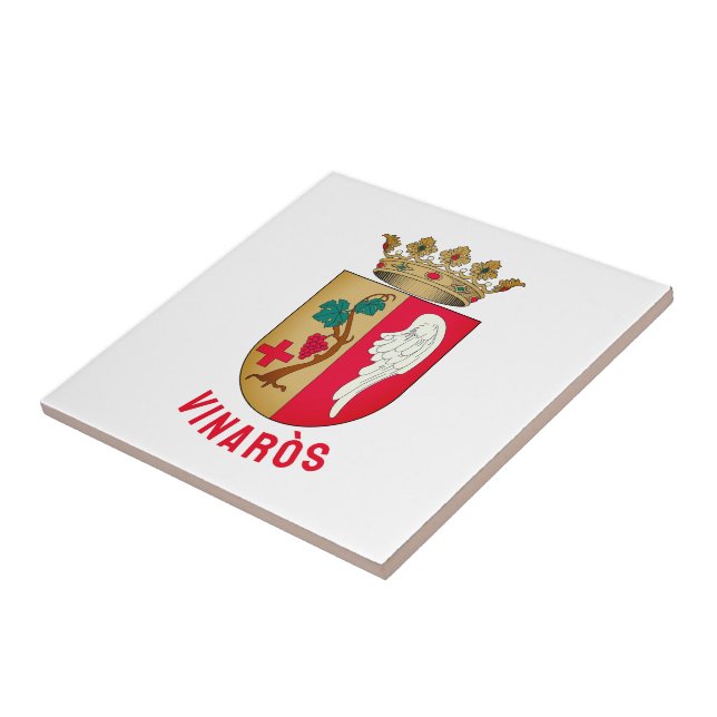 Vinaròs Coat of arms - Comunitat Valenciana Ceramic Tile (Side)