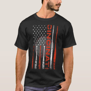 Vinatage Cincinnati City Baseball American Us Fla T-Shirt