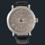 Vinate Anniversary Any Year Copper Watch<br><div class="desc">Customise this vintage look any year copper look wedding anniversary watch for a gift they will treasure.</div>