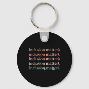 Vinatge Inclusion S Positive Diversity Kindness Key Ring