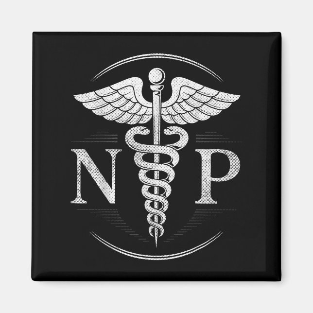 Vinatge Nurse Practitioner Nursing Np Hostal Medic Magnet (Front)