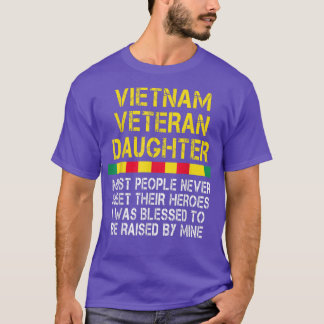 Vinatge Vietnam Vetran Daughter Shirt Veteran Day 