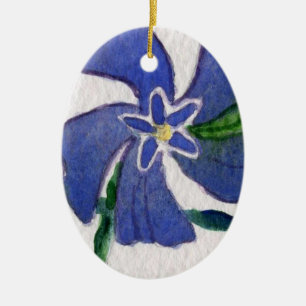 "Vinca Vine" Floral Ornament