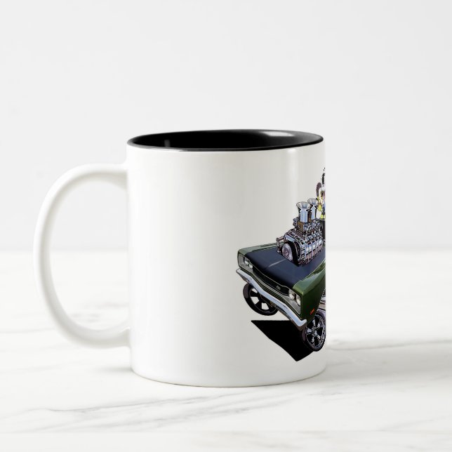 Vince crain 1969 Born to Buzz Two-Tone Coffee Mug (Left)