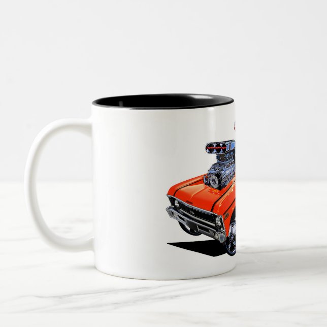 Vince Crain SUPER Sport NOVA 1970 Two-Tone Coffee Mug (Left)