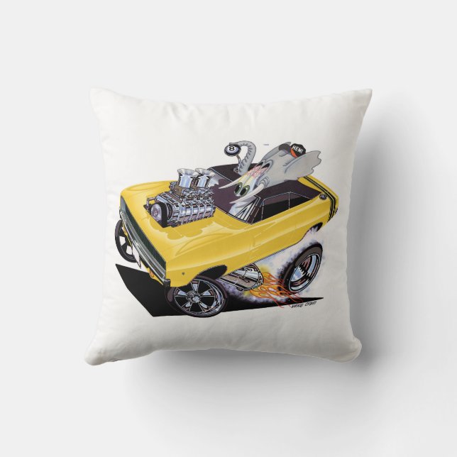 Vince Crains FULL CHARGE 1968 Charger Cushion (Back)