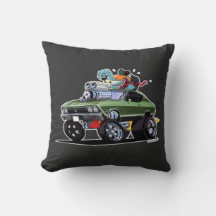 Vince Crains High Octane Art, 1968 Chevelle SS Cushion