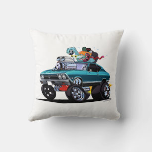 Vince Crains High Octane Art, 1968 Chevelle SS  Cushion