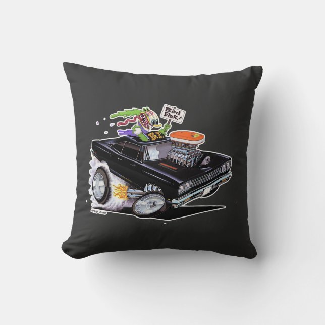 Vince Crains High Octane Art, 1969 Bird Fink Cushion (Front)
